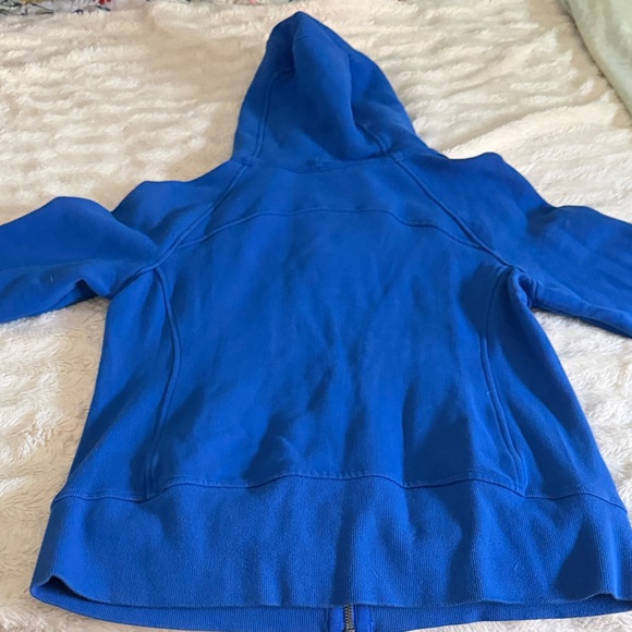 Lululemon Athletica Blue Fleece Jacket size 10 - Picture 5 of 9
